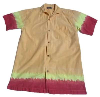 Винтажная рубашка с коротким рукавом на пуговицах NOBOUNDRIES средний размер - Изображение 1 из 4