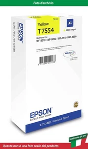 C13T755440 Epson WorkForce Pro WF-8590 Cartuccia Inchiostro Giallo - Photo 1/4