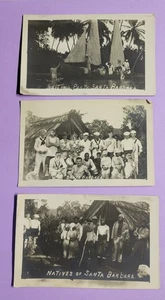 1910 Santa Barbara Navy Sailors USS Birmingham Battleship Postcards - Picture 1 of 5