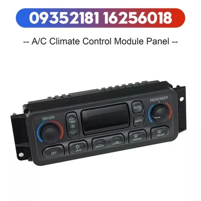 A/C Climate Control Module Panel 09352181 16256018 for Corvette C5 1997-2004 - Image 1 of 4