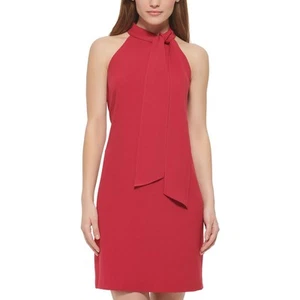 Vince Camuto Womens Pink Bow  Halter Dress 2 BHFO 8479 - Picture 1 of 2