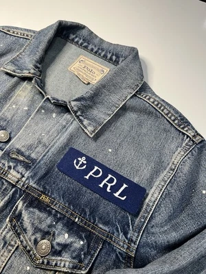 Polo Ralph Lauren Custom Embroidered PRL Nautical Anchor Sew On Patch - Image 1 of 3