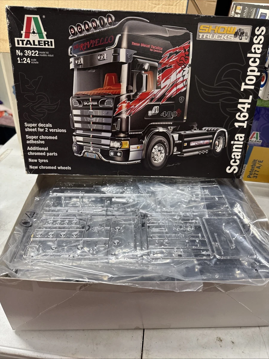 Modellino Da Costruire Scania 164L TopClass Showtruck Scala 1:24 - Italeri 3922, Per Collezionisti