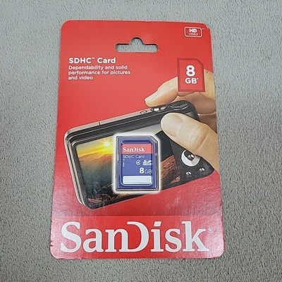 NEW SanDisk SDSDB-008G-B35 8GB Class 4 SDHC Memory Card FREE SHIPPING - Image 1 of 3