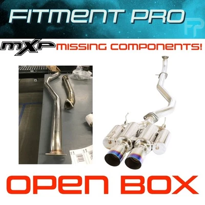 MXP Cat-Back Exhaust System kit for 2017-2021 Honda Civic Si Coupe MXCRFC3CPB - Image 1 of 4