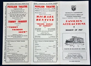 1967 Season Old Vintage Theatre Flyer Leaflet Handbill Weymouth Pavilion Theatre - Picture 1 of 1
