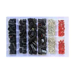 Sumitomo HM090 Connector Kit 80pcs Black Waterproof for Yamaha Kawasaki Suzuki - Picture 1 of 3