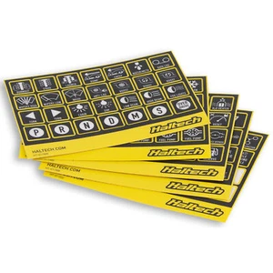 Haltech 5 Sheets Label Set (140 Labels) For CAN Keypad - HT-011500 - Afbeelding 1 van 5