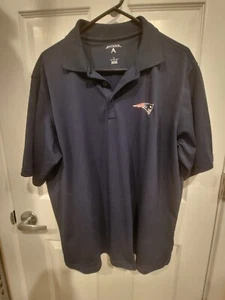 Antigua New England Patriots short Sleeve PoLo Shirt embroidered Size large - Picture 1 of 3