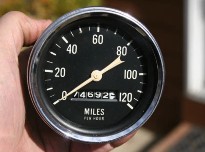 56 1956 Studebaker Vintage 120 MPH Speedometer - Image 1 of 4