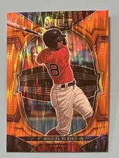 2023 Panini Select Miguel Bleis Orange Flash Prizm #37 RC Rookie Boston Red Sox