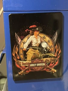 Harley Davidson Metal Art By Jacobs, Uhl Or Rooney - NEW MAGNET! - Picture 1 of 4