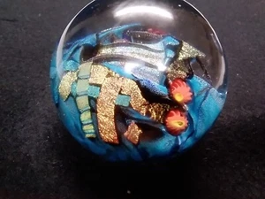 Shawn Messenger Paperweight Signed & Dated 2001 - Picture 1 of 6