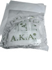 A.K.A. Alpha Kappa Alpha Pink & Green Sorority, Transfer Rhinestones, Iron-on