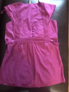 NEW WITH TAGS. LADIES SUMMER DEEP PINK TOP / SHIRT FROM PEACOCKS, UK SIZE 10 - Picture 1 of 5