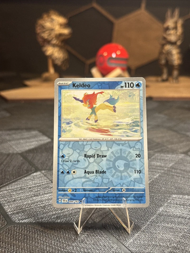 Keldeo 044/162 Sv05: Temporal Forces Reverse Holo - Image 1 of 3