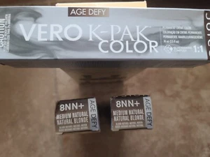 Joico VERO K-PAK COLOR Hair Color 8NN+ Medium Natural natural Blonde 4 Pieces - Picture 1 of 1