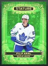 2022/23 Upper Deck Stature Green Photo Variant Rookie Filip Kral /66 #132 (JE57)