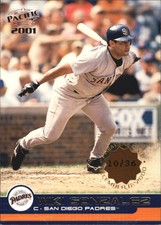 2001 (PADRES) Pacific Premiere Date #366 Wiki Gonzalez /36