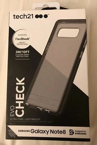 New!! Tech21 Evo Tactical Thin Impact Protection Case for Galaxy Note 8 - Black - Picture 1 of 2
