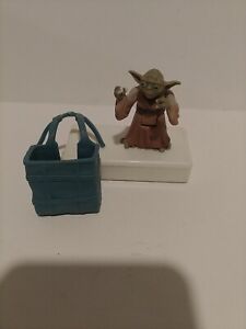 Vintage Star Wars Yoda z plecakiem figurka akcji 1995. China Kenner