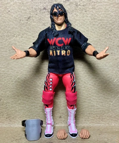 WWE MATTEL ELITE RINGSIDE NITRO 2 PACK BRET HITMAN HART WRESTLING FIGURE WWF WCW Cover