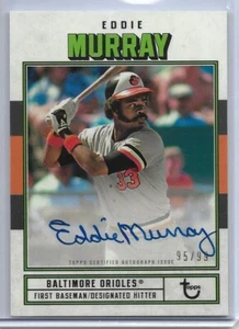 2022 TOPPS BROOKLYN EDDIE MURRAY SIGNED AUTO #AC-EMU #D95/99 BALTIMORE ORIOLES - Picture 1 of 2