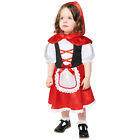 Childs Lil Little Red Riding Hood Girls Fancy Dress Fairytale Costume Book Week
