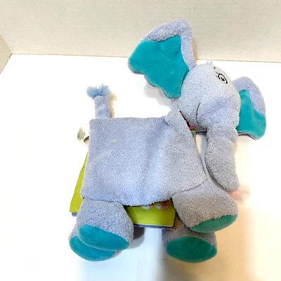 Manhattan Toy Company Dr Seuss Peluche Chirrido Arruga Horton Bebé Libro Relleno Foto 1 de 4