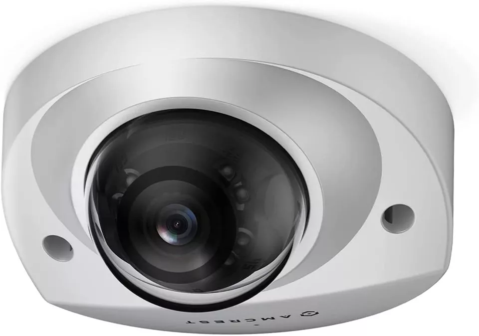 Amcrest 5MP POE AI IP Security Camera Video Surveillance System Vandal Dome - Image 1 of 1