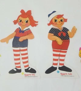 Raggedy Ann & Andy 1980 The Bobbs-Merrill Company, Inc Paper Doll Set- Precut - Picture 1 of 11