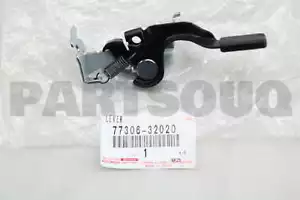 7730632020 Genuine Toyota LEVER SUB-ASSY, FUEL LID LOCK OPEN 77306-32020 - Picture 1 of 2