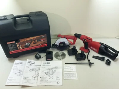 Craftsman 14.4v Drill, Circular Saw & Hand Vac Combo 911447 USED ONCE *READ* - Image 1 of 4