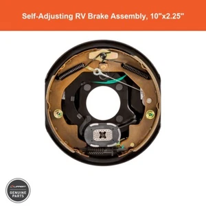 Forward Self-Adjusting RV Brake Assembly - 10" x 2.25", 3,500 lbs. (Left Side) - Picture 1 of 7