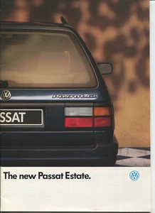 CAR BROCHURE - VOLKSWAGEN PASSAT ESTATE - JULY 1988 - Picture 1 of 1