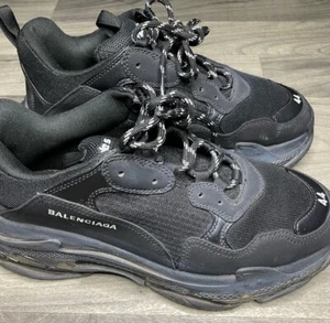Balenciaga Triple S Clear Sole Sneakers - Picture 1 of 7
