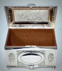 WMF Magnífica y Fina Grande Plateada/Caja de Joyería, Totalmente Firmada, c1909 - Imagen 1 de 12