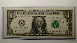 2006 $1 One Dollar Note US Currency money Circulated FEDERAL RESERVE NOTE. - Picture 1 of 2