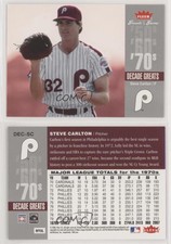 2006 Fleer Greats of the Game Decade Greats Steve Carlton #DEC-SC HOF