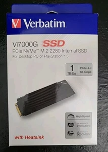 Verbatim Vi7000 NVMe PCIe M.2 2280 Internal Gaming SSD #49367 - Picture 1 of 2