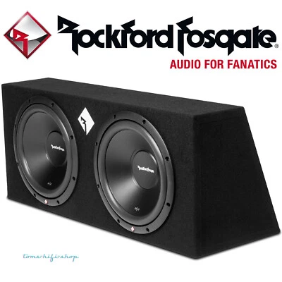 Rockford Fosgate Prime 1000 Watt 2 x 30cm Auto Doppel Subwoofer Bassbox R2-2X12 - Bild 1 von 4