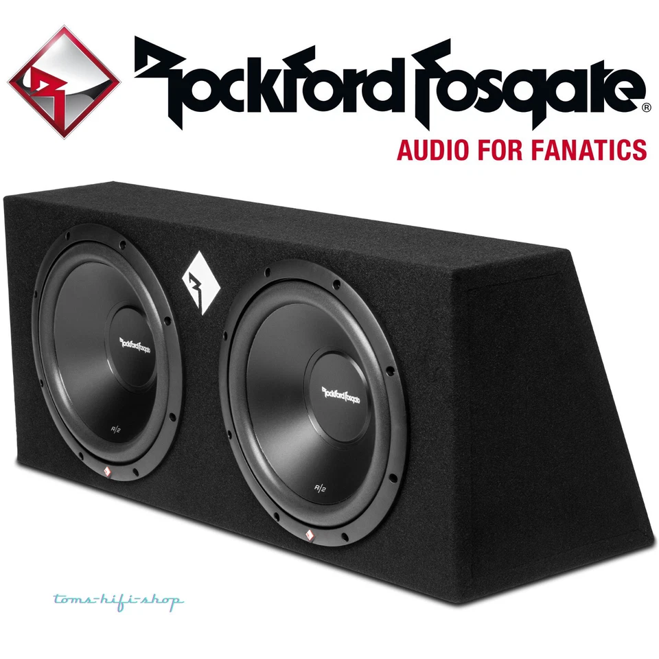 Rockford Fosgate Prime 1000 Watt 2 x 30cm Auto Doppel Subwoofer Bassbox R2-2X12 - Bild 1 von 4