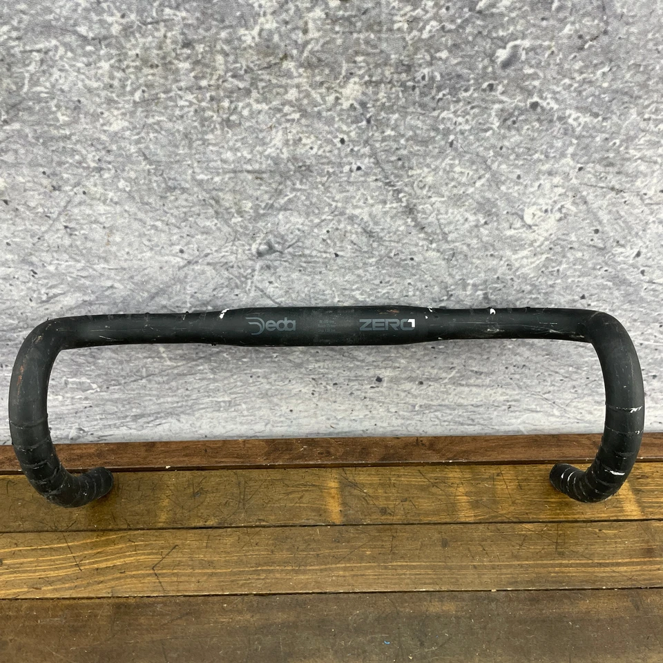 Deda Zero Handlebar 31.7 31.8 Clamp 42 cm Bar 420 Black Alloy Drop Bar Zer0 - Image 1 of 4