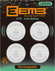 4PCS EEMB LIR2450 Rechargeable Battery 3.7V Lithium-Ion Coin Button Cell Batteri