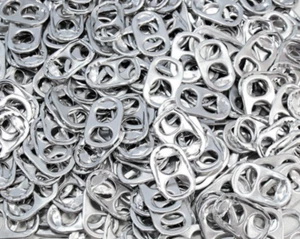 1000+ Aluminum Pop Tabs in Bulk - Soda and Beer Can Tabs for Crafts and Charity - Picture 1 of 11