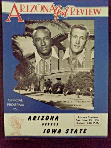 Arizona Wildcats Football Vintage Game Day Football Program Poster 11" x 14" Cover
