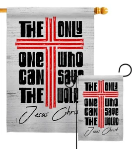 Save The World Garden Flag Religious Bible Verses Decorative Gift Yard Banner - Bild 1 von 19