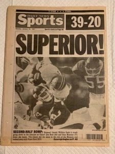 Super Bowl 1987 New York Giants vs Denver Broncos John Elway 1987 news - Picture 1 of 3