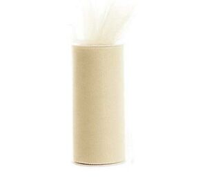Tulle 6" x 25 yds ( 6"x 75 ft ) spool roll gift bow wedding decoration tutu