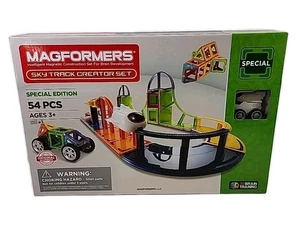 MAGFORMERS Sky Track Creator Set 54-teiliges Set magnetisches Bauspielzeug KOSTENLOSER VERSAND - Bild 1 von 4
